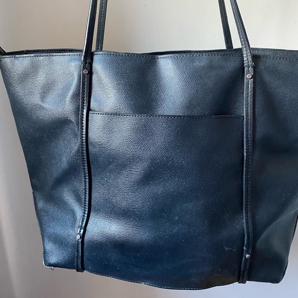 Tumi Black Leather Tote Bag - Picture 2 of 8